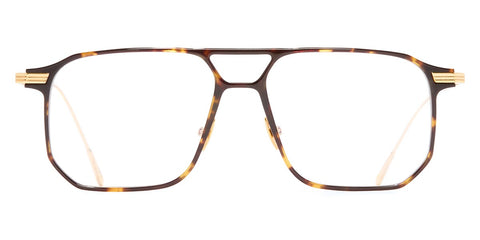 Cutler and Gross Aurum 0006 02 Havana 24kt Gold Glasses