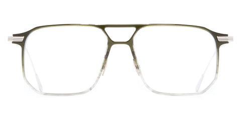 Cutler and Gross Aurum 0006 03 Green to Rhodium Grey Gradient Glasses