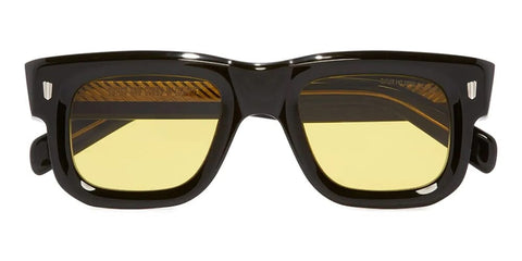 Cutler and Gross Sun 1402 01 Yellow on Black Sunglasses