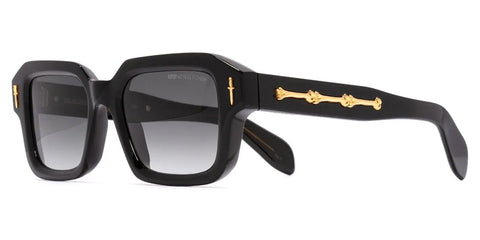 Cutler and Gross Sun x The Great Frog Bones Link Limited Edition GFLE005 01 Black and Gold Sunglasses