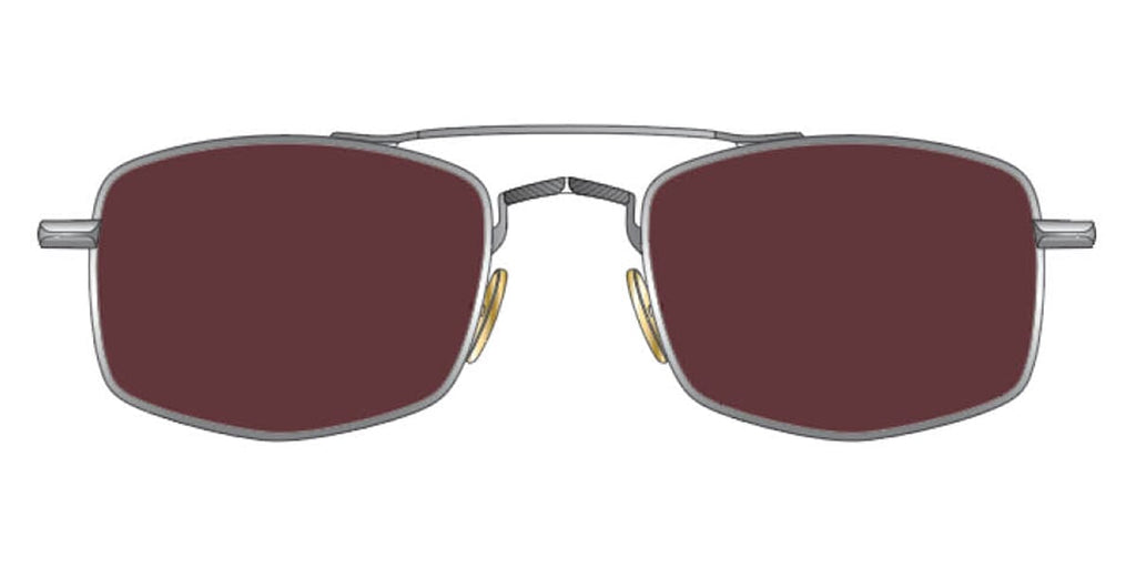 Cutler and Gross Sun x The Great Frog Bowie 016 01 Silver Bones Sunglasses