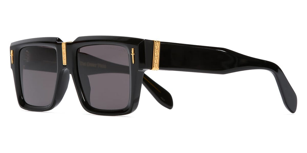 Cutler and Gross Sun x The Great Frog Flex 020 01 Limited Edition Black 24kt Gold Sunglasses