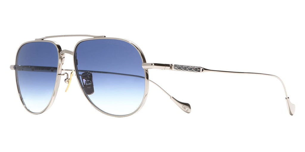 Cutler and Gross Sun x The Great Frog Idol 018 02 Limited Edition Silver Bones Sunglasses