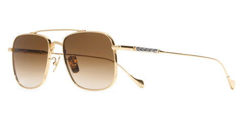 Cutler and Gross Sun x The Great Frog Richards 019 02 Limited Edition Gold with Bones Sunglasses