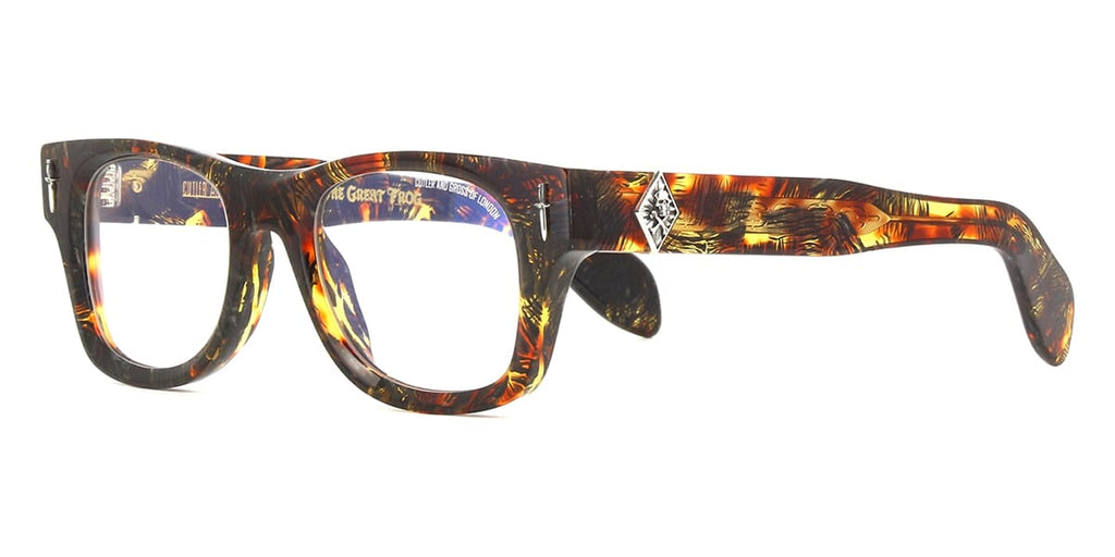 Cutler and Gross X The Great Frog Phantom Lucky Diamond GFOP013 02 Brush Stroke Havana Glasses