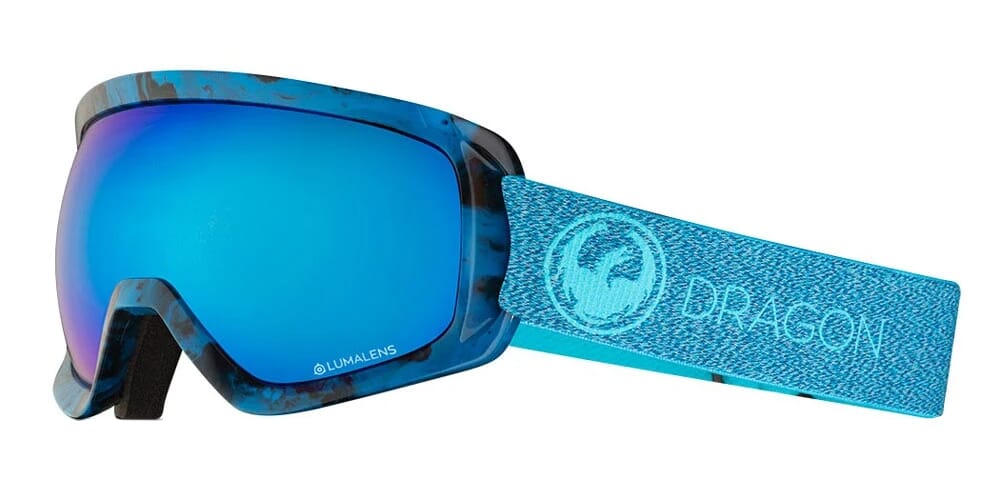 Dragon Ski Mask D3 Mill Blue with Interchangable Lumalens Goggle