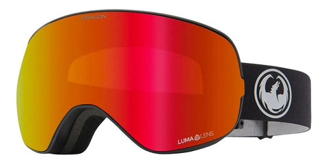 Dragon Ski Mask X2s Black with Interchangable Lumalens