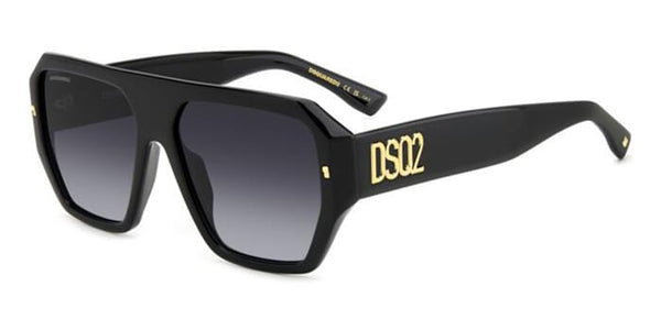 正規品新品DSQUARED2黒縁眼鏡 dsquared2-d2-0153-807-hd-