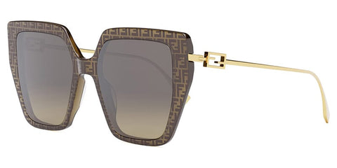 Fendi Baguette FE40012U 55F Sunglasses