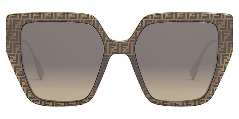 Fendi Baguette FE40012U 55F Sunglasses