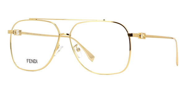 Fendi gold frame glasses store