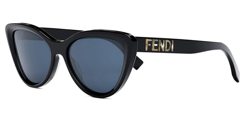 Fendi Lettering FE40087U 01V Sunglasses