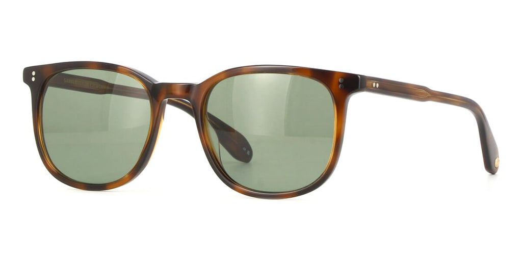 Garrett Leight Bentley 2036 SPBRNSH/GRN Sunglasses