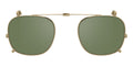Garrett Leight Sherwood Clip 5154 G/GRN Folding Clip On Clip-On