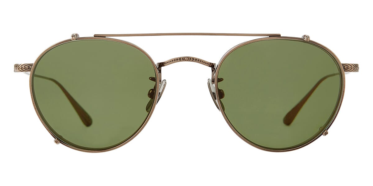 ガルタン　galtan vogue エグゾヘッド Garrett Leight William Clip 5073 ATG/GRN Sunglasses - Pretavoir