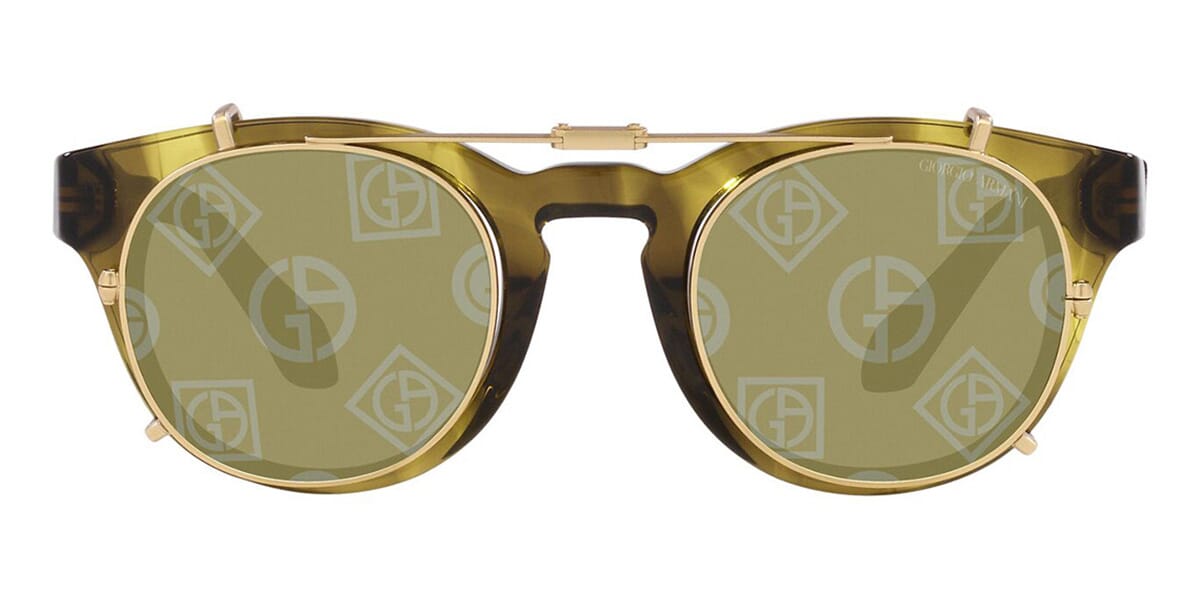 Giorgio armani clip on sale on sunglasses