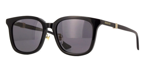 GUCCI GG 1498SK ウェリントン サングラス ウェブライン Gucci GG1498SK 001 Sunglasses - Pretavoir
