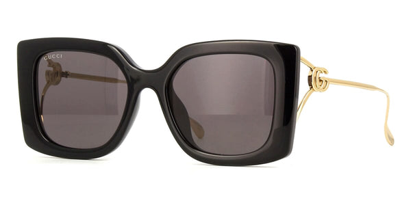 美品 GUCCI sunglasses line stone Black Gucci GG1567SA 001 Sunglasses - Pretavoir