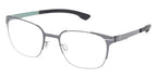 ic! Berlin Alfie Shiny Aubergine and Malachite Green Glasses