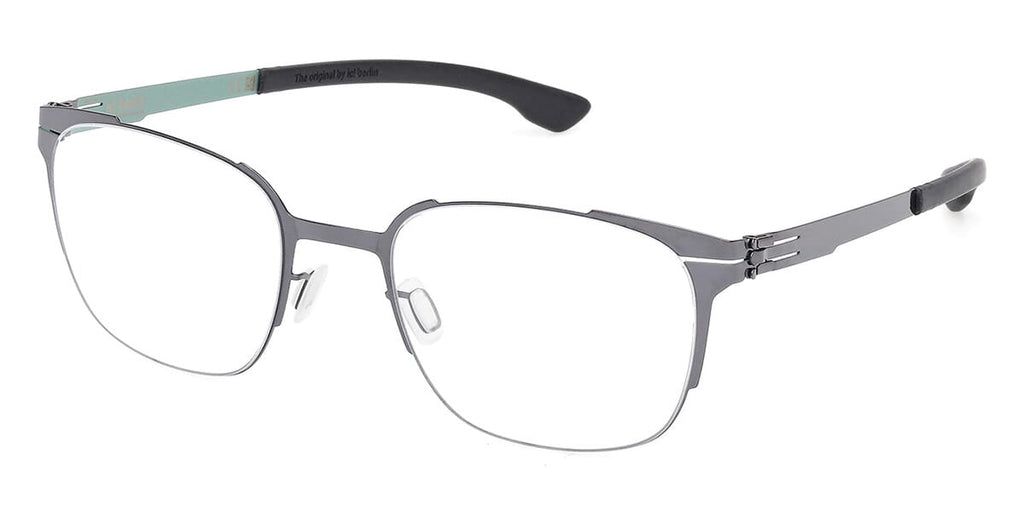 ic! Berlin Alfie Shiny Aubergine and Malachite Green Glasses
