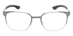 ic! Berlin Alfie Shiny Aubergine and Malachite Green Glasses