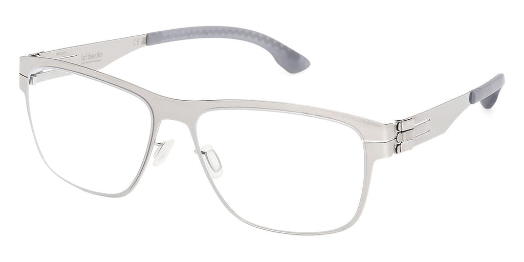 ic! Berlin Bert Chrome Grey Glasses