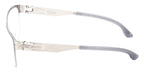 ic! Berlin Bert Chrome Grey Glasses