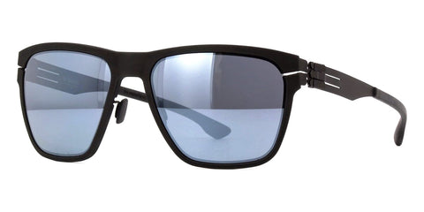 ic! berlin Bloc Black2 with Mirrored Black Sunglasses