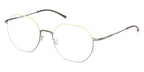 ic! Berlin Dua Custard Yellow with Shiny Graphite Pop Glasses