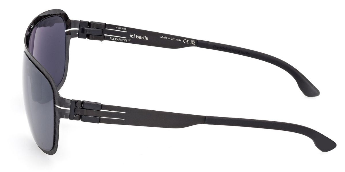 999.9 for ic!Berlin mikame2 ブラック ic! berlin FLX_S07 Twilight Night Matte Black Sunglasses - Pretavoir