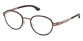 ic! Berlin Gallium Teak with Shiny Copper Glasses