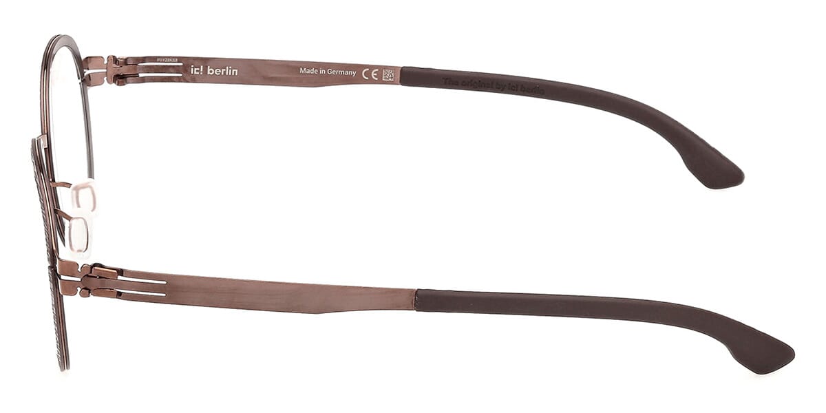 ic! Berlin Gallium Teak with Shiny Copper Glasses