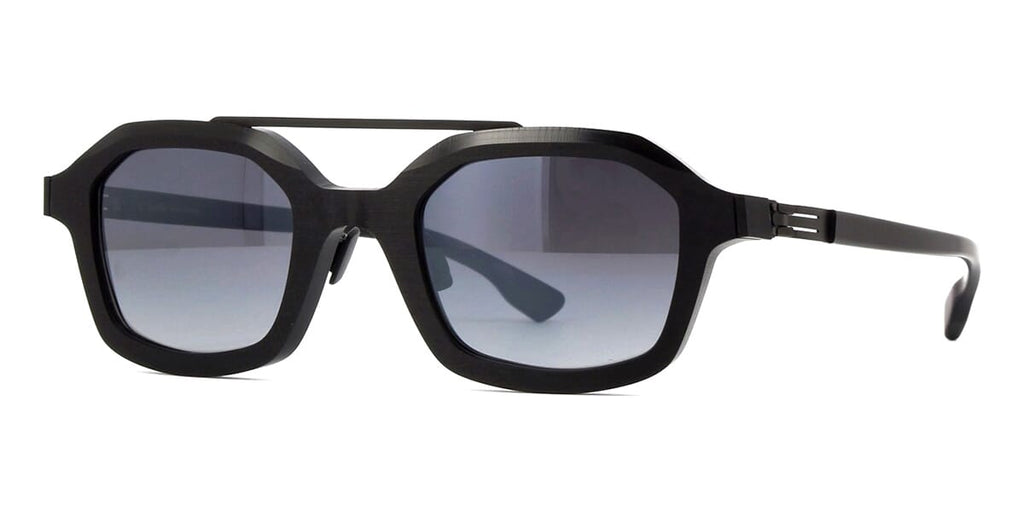 ic! berlin Graham Matte Black Sunglasses