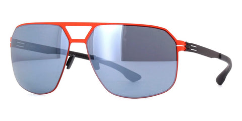 ic! berlin Henry Habanero and Black with Mirrored Black Sunglasses