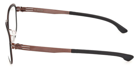 ic! Berlin Iridium Shiny Copper Black Glasses