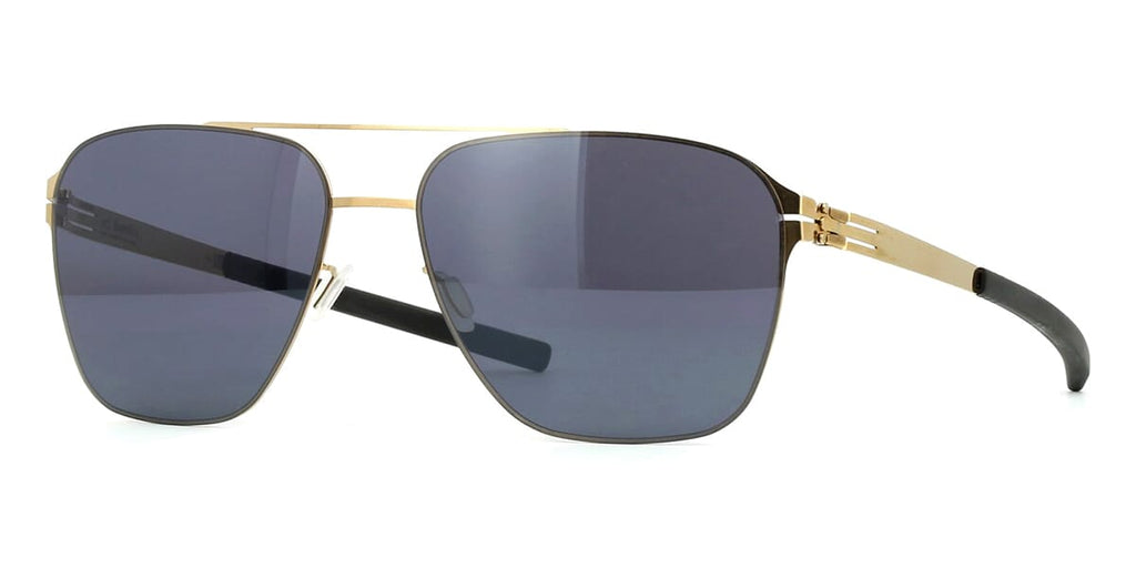 Ic! berlin Jonathan I Large Rose Gold Sunglasses