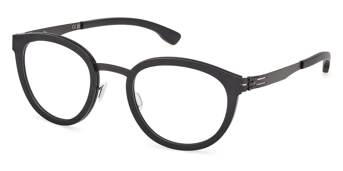 ic! Berlin Larry Rough Black Glasses