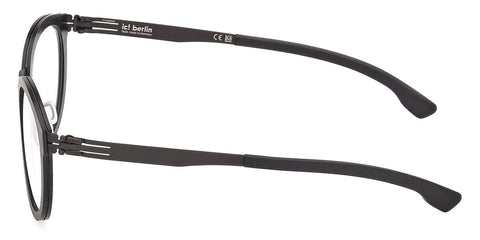 ic! Berlin Larry Rough Black Glasses