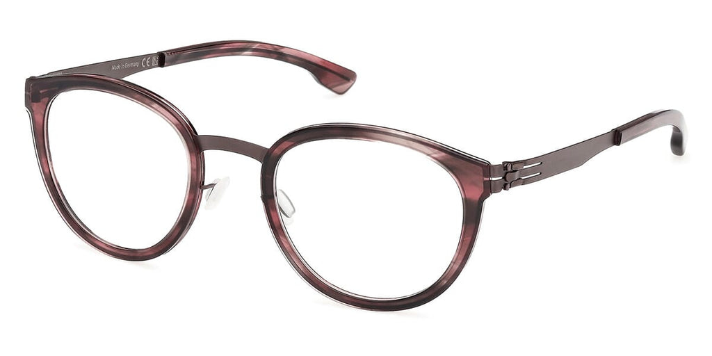 ic! Berlin Larry Teak Cocoa Blush Glasses
