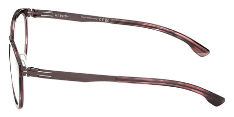 ic! Berlin Larry Teak Cocoa Blush Glasses