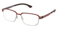 ic! Berlin Luan Teak Fired Brick Pop Glasses