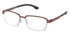 ic! Berlin Luan Teak Fired Brick Pop Glasses