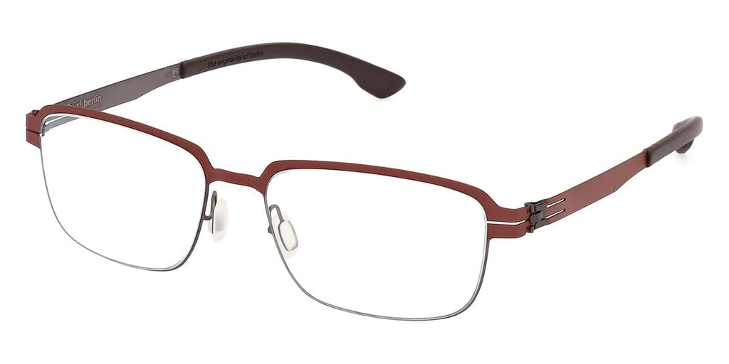 ic! Berlin Luan Teak Fired Brick Pop Glasses