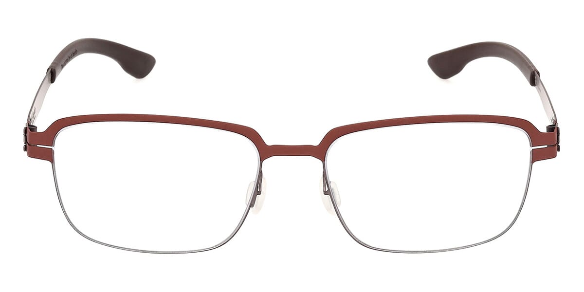 ic! Berlin Luan Teak Fired Brick Pop Glasses