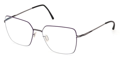 ic! Berlin Mea Shiny Aubergine and Crocus Circle Glasses
