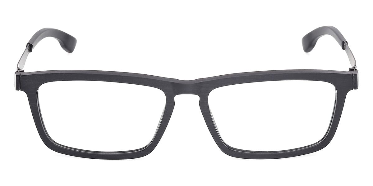 ic! Berlin Miles Rough Black Glasses