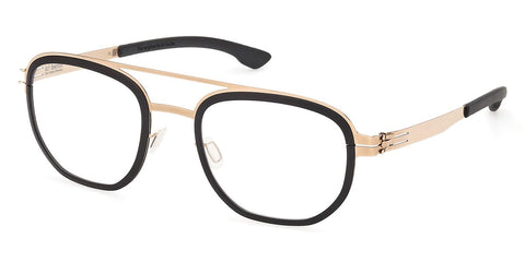 ic! Berlin Osmium Black and Rose Gold Glasses