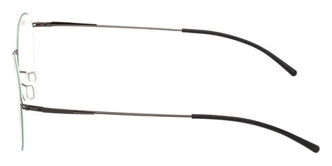ic! Berlin Ove Graphite Malachite Green Circle Glasses