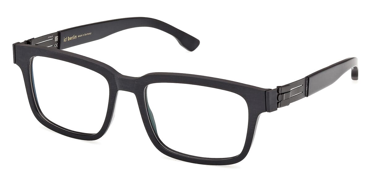 ic! Berlin River Rough Black Glasses
