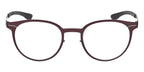 ic! Berlin Robin Bordeaux Graphite Glasses